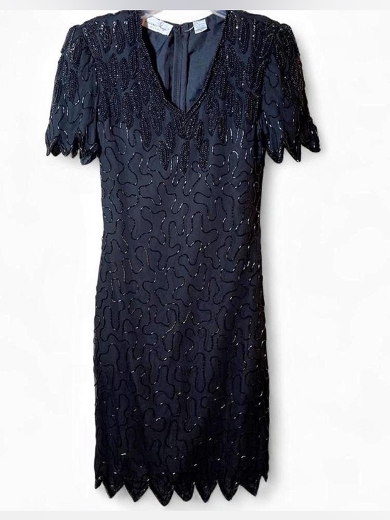 Laurence Kazar Dresses & Skirts - 1980s Silk party dress